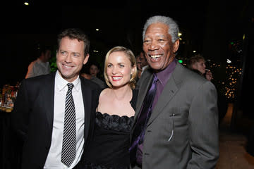 Tony Hemingway, Fred Ward , Morgan Freeman and producer Tom Rosenberg at the Los Angeles premiere of MGM's Feast of Love