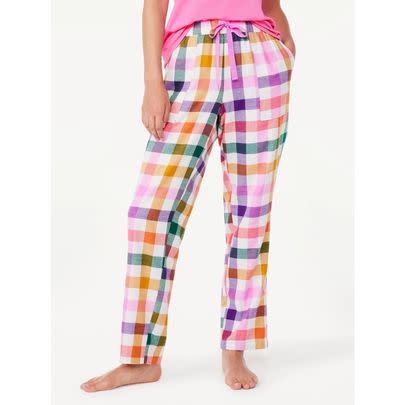 A pair of flannel sleep pants available in a slew of trendy colors