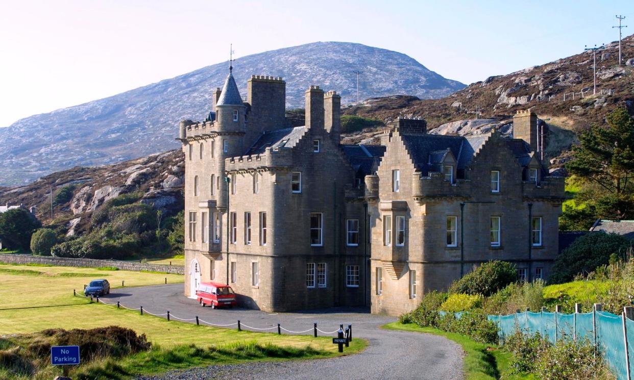 <span>Amhuinnsuidhe Castle has been chosen as the setting for the story about a dysfunctional family’s long-buried secrets.</span><span>Photograph: Murdo Macleod/The Guardian</span>
