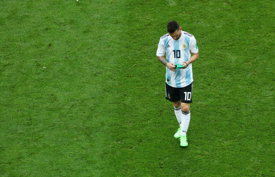 Messi ne rejouera plus avec l’Argentine en 2018 (photo Reuters).