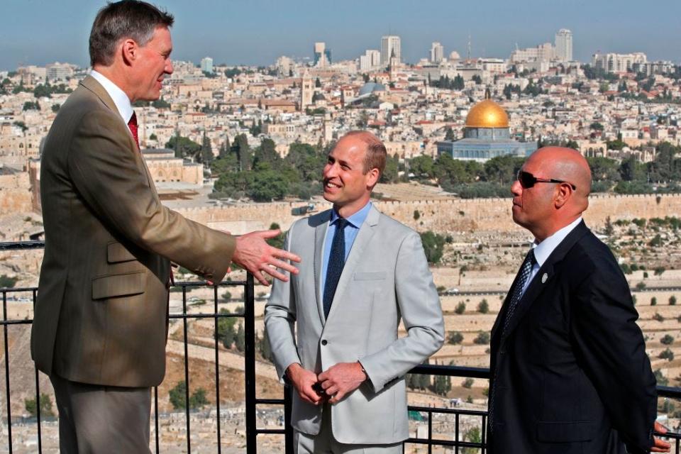 Prince William in Israel