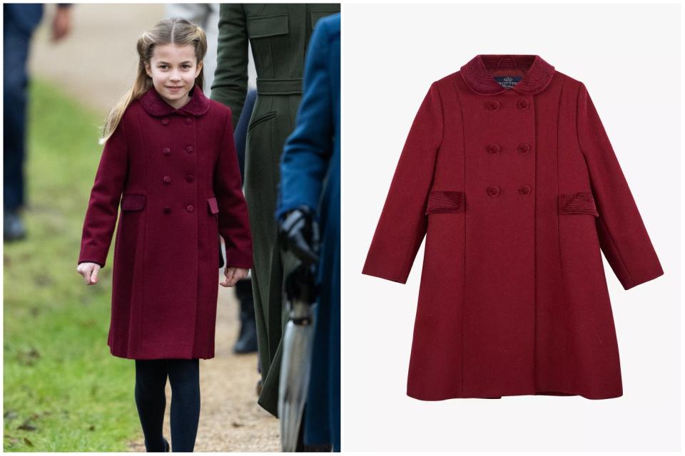 Princess Charlotte in an Amaia Kids coat