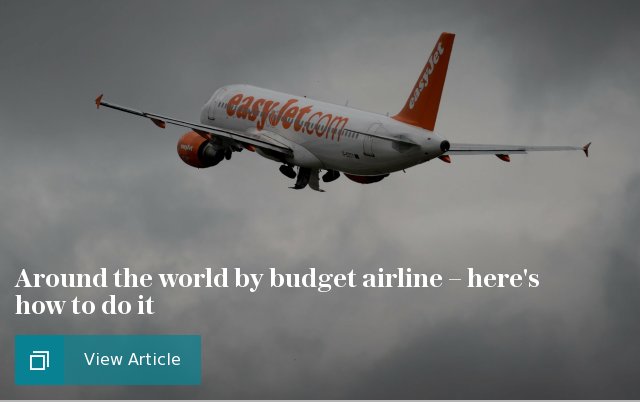 Around the world by budget airline