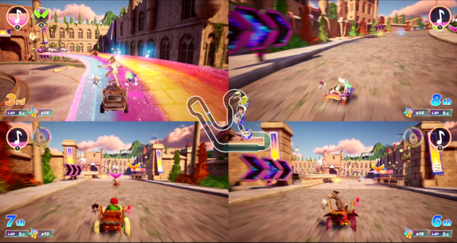 Shrek Smash N' Crash Racing screenshots, images and pictures