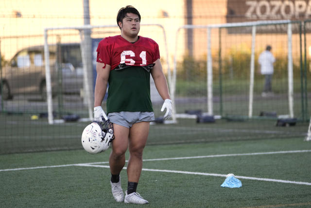 Sumo wrestler Hanada catches on quick as he learns to be a defensive  lineman for Colorado State