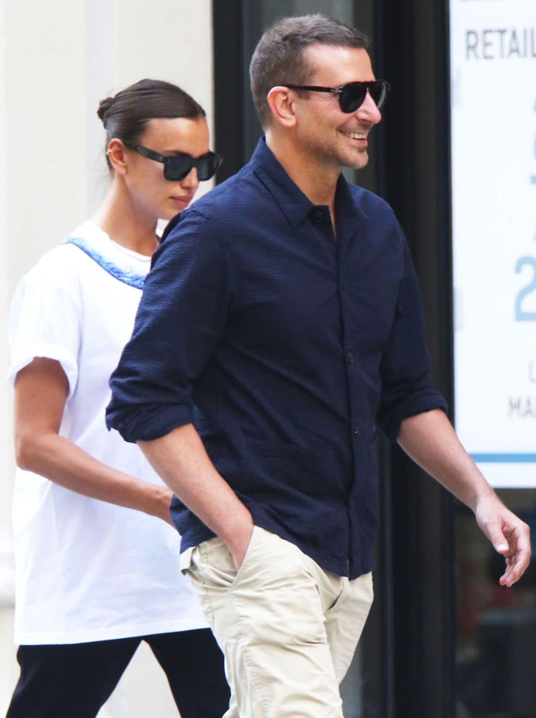 irina shayk and bradley cooper in new york on june 17, 2021