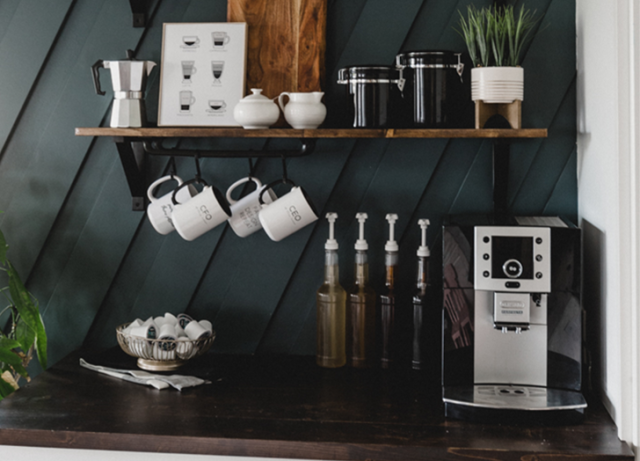 6 Coffee Station Ideas for an Organized, Caffeinated Kitchen