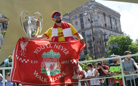 Liverpool fans  - Credit: AFP 