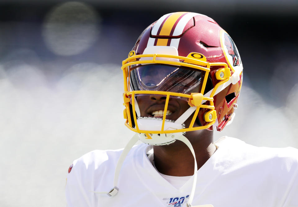 Washington gave rookie Dwayne Haskins Jr. his shot on Sunday, down 14-0 to the New York Giants. (Getty Images)