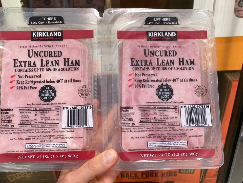extra lean ham cold cuts at costco