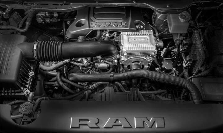 Ram 1500 Hemi V8 eTorque Engine