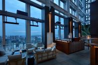 <p>When the sun goes down and it’s time to hit the town, start off your night with a drink at the Andaz Tokyo Rooftop Bar. Kick back with a cocktail and watch the skyline as the city lights come on. Source: Supplied </p>