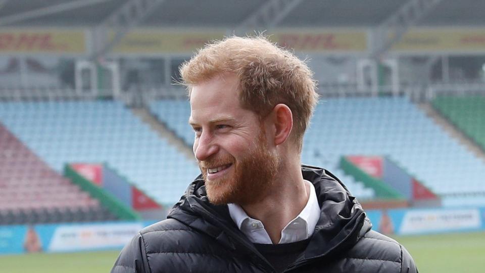 Prince Harry Rugby Visit Lead