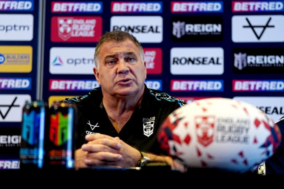 England head coach Shaun Wane is ready for a challenge (PA Images/Nick Potts) (PA Wire)