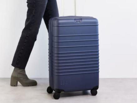  LEVEL8 Elegance Carry On Suitcase, 20” Hardside Luggage with  TSA Lock, Spinner Wheels-Light Blue, 20-Inch