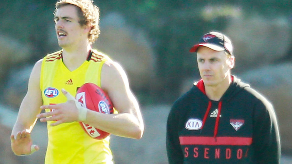 Matthew Lloyd has described Nick Riewoldt’s commentary on joe Daniher as “naive”. (Photo by Scott Barbour/Getty Images)