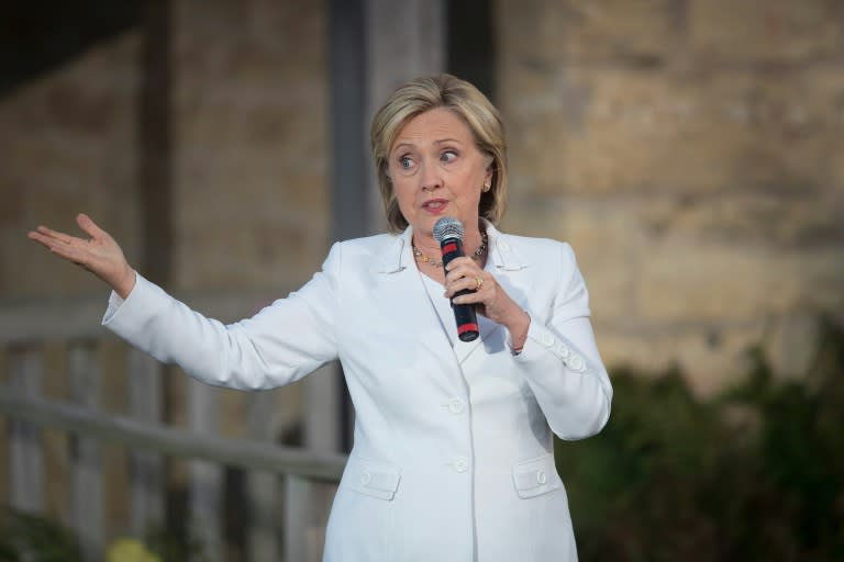 Hillary Clinton, pictured on August 26, 2015, has been criticized for using a private server rather than an official government domain for all her emails during her time at the State Department