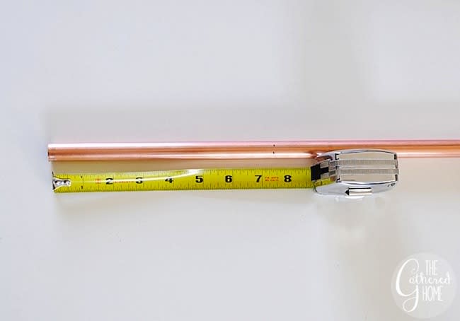 DIY Copper Light - Measure