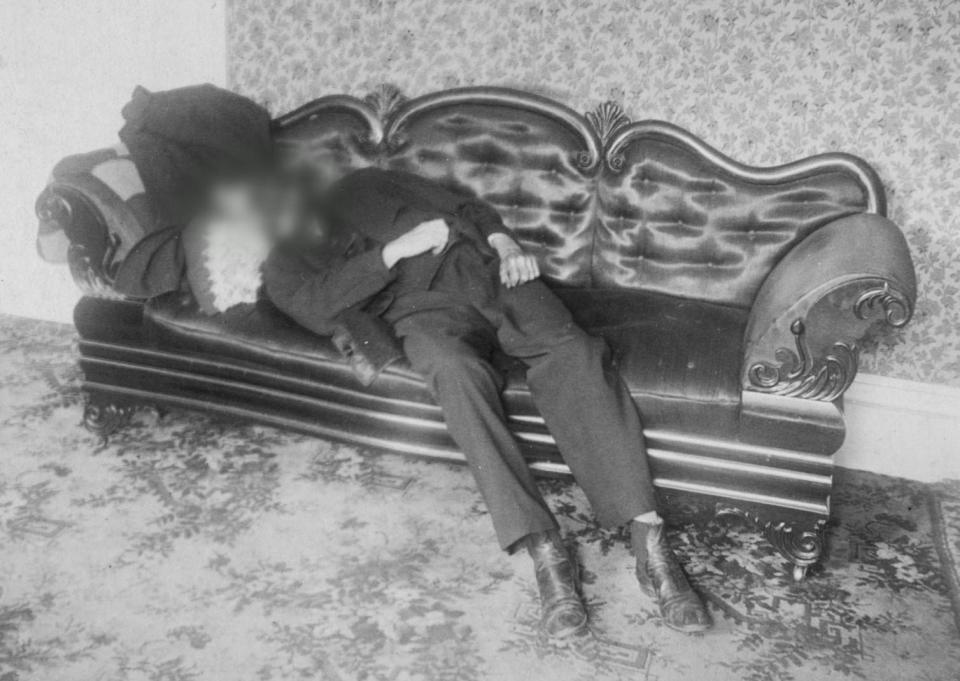 Andrew J. Borden was found lying on the couch in the Borden house on August 4, 1892,  His daughter, Lizzie Borden, said she was outside in the barn when Andrew was killed.  / Credit: Fall River Historical Society