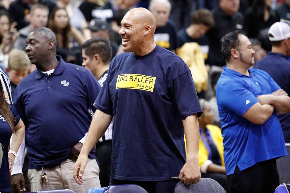 LaVar Ball is all about the Big Baller Brand. (AP)