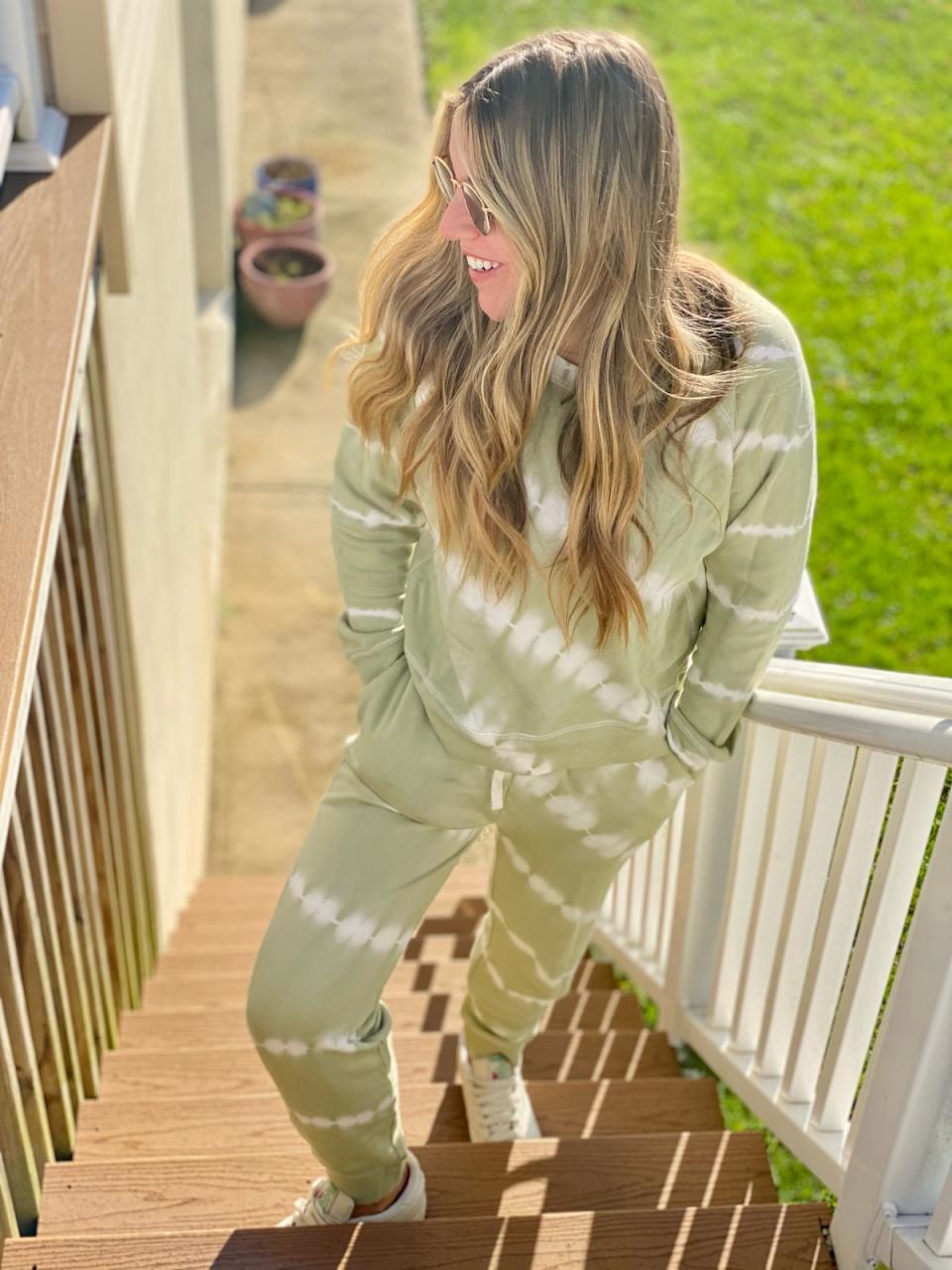 <p><em><strong>Brittany Talarico, Senior Style Editor</strong></em>: While some people hit tie-dye fatigue around June, I am still here rocking the trend thanks to this buttery soft set from Rails, that seems to be attached to my body. It has the perfect relaxed fit and seems to get softer with each wash. It also maintains its shape and doesn't stretch out. </p> <p><strong>Buy it!</strong> Rails Tie Dyed Sweatshirt and Sweatpants, $138 and $96; <a href="https://www.bloomingdales.com/shop/product/rails-tie-dyed-sweatshirt-sweatpants?ID=3878029&CategoryID=2910" rel="nofollow noopener" target="_blank" data-ylk="slk:bloomingdales.com;elm:context_link;itc:0;sec:content-canvas" class="link ">bloomingdales.com</a></p>