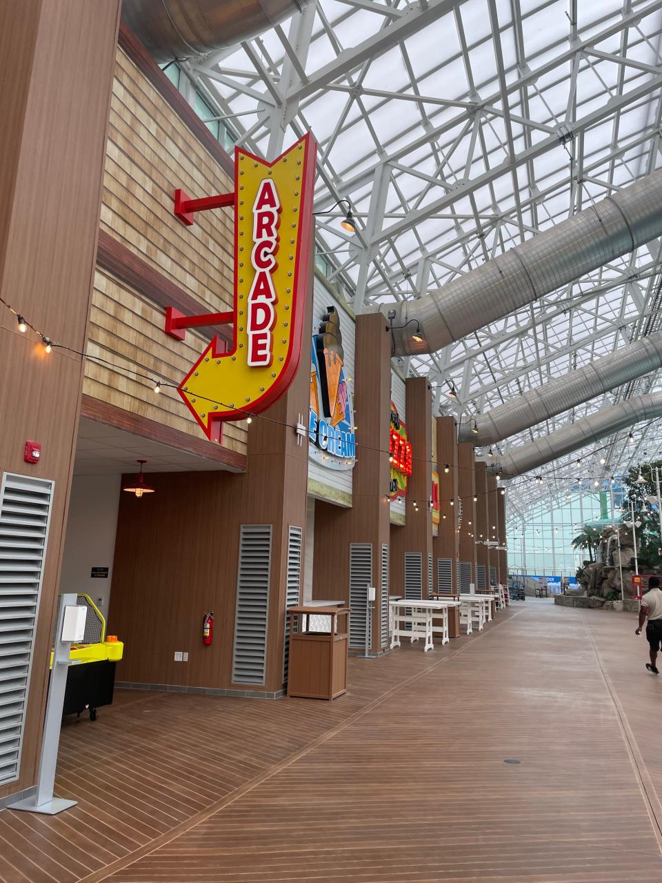 The Showboat's Island Waterpark has its own boardwalk on the boardwalk.