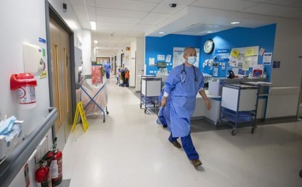 The NHS is facing growing pressure as a result of coronavirus and the backlog of care built up during the pandemic.  (PA)