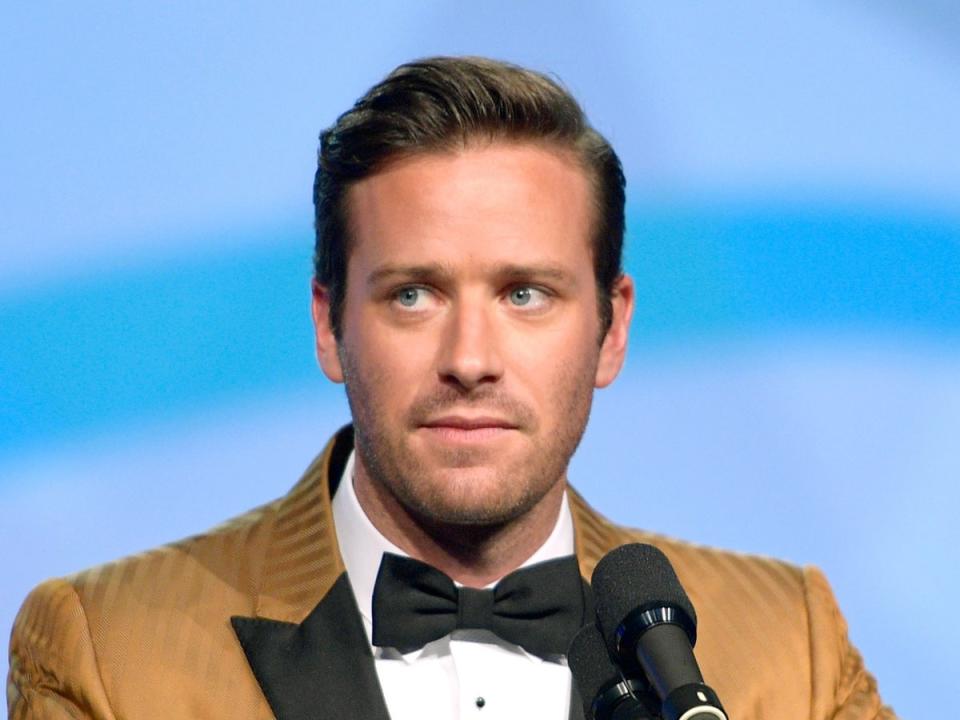 Armie Hammer said he has experienced ‘career death’ after cannibal allegations (Getty Images for Palm Springs In)