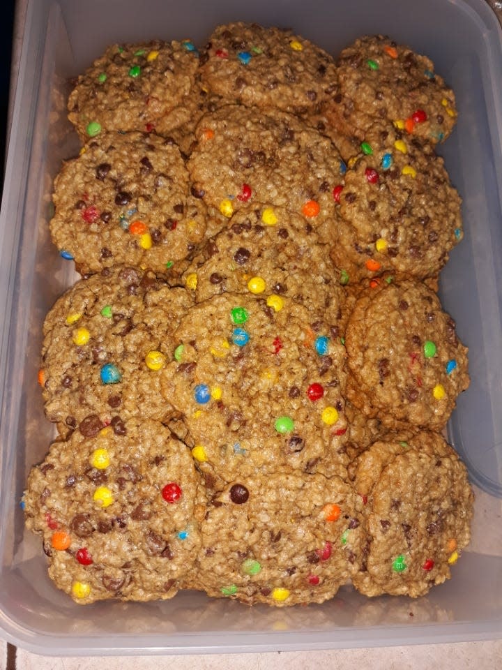 Lovina Eicher's daughter Lovina has shared a recipe for monster cookies.