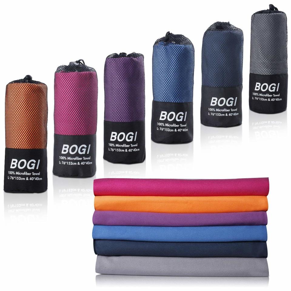 BOGI Microfiber Travel Sports Towel