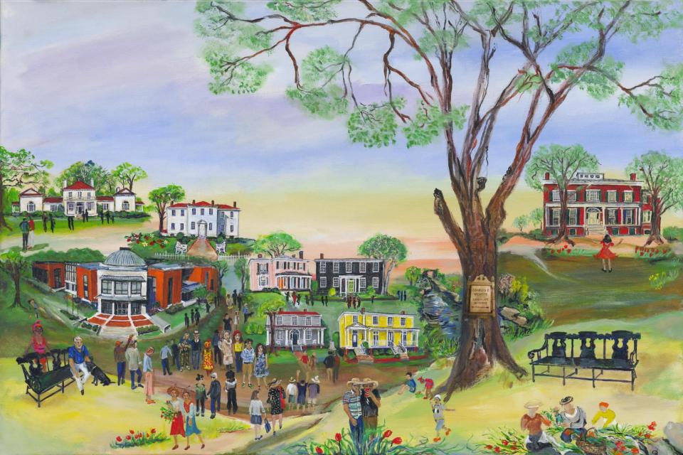 Limited-edition print of the painting &quot;Matters of Scale&quot; by Richmond artist Catherine Venable.