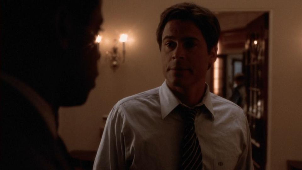 Rob Lowe in The West Wing episode 