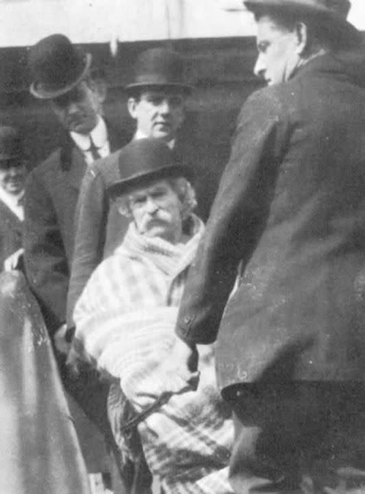 Mark Twain murió el 21 de abril de 1910