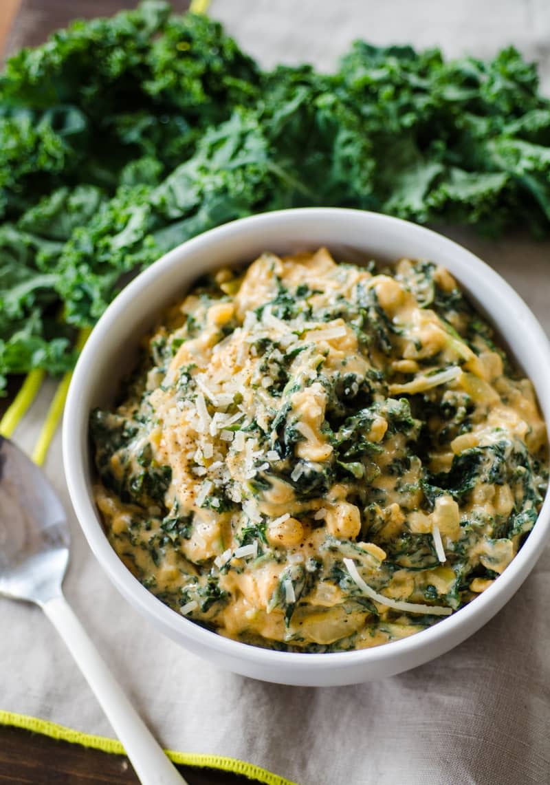 Smoky Creamed Kale