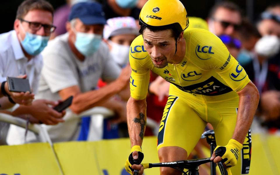 Primoz Roglic - Autumn shadows, dead sunflowers... and a race for the ages – how 2020 delivered a Tour de France like no other - GETTY IMAGES