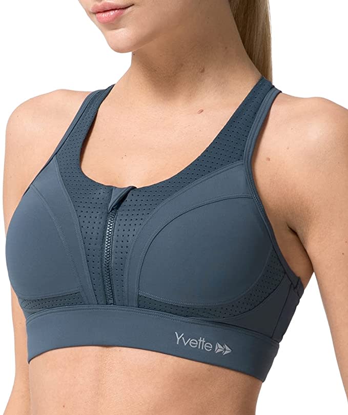 The Yvette High Impact Racerback Sports Bra. Image via Amazon. 