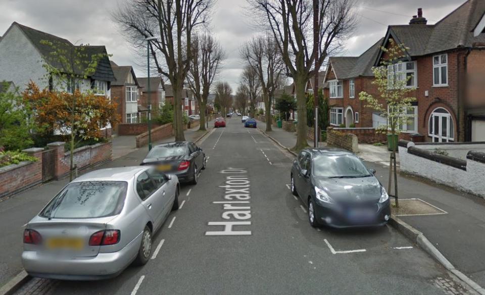 The house party took place in Harlaxton Drive, Lenton, Nottingham (Picture: Google)