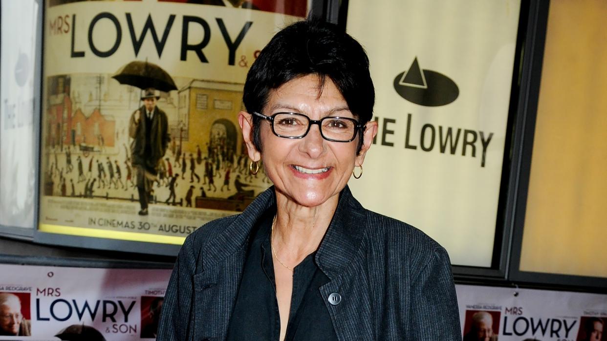 Shelley King attends the "Mrs Lowry and Son" Gala Premiere at The Lowry on August 27, 2019 in Manchester, England. (Shirlaine Forrest/Getty Images)