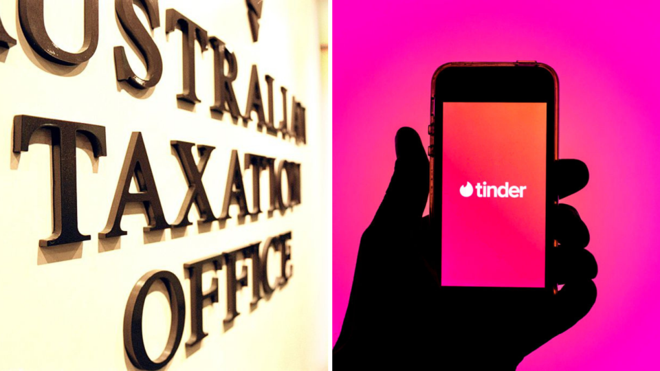 The ACCC has issued a warning about ATO and Tinder scams. (Images: Getty).