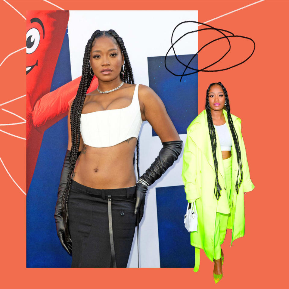 <div class="inline-image__caption"><p>Keke Palmer at the world premiere of <em>Nope</em> at the Chinese Theatre in Hollywood, and outside <em>The Today Show </em>in New York City.</p></div> <div class="inline-image__credit">Photo Illustration by Luis G. Rendon/The Daily Beast, Valerie Macon/Getty, Raymond Hall/GC Images</div>