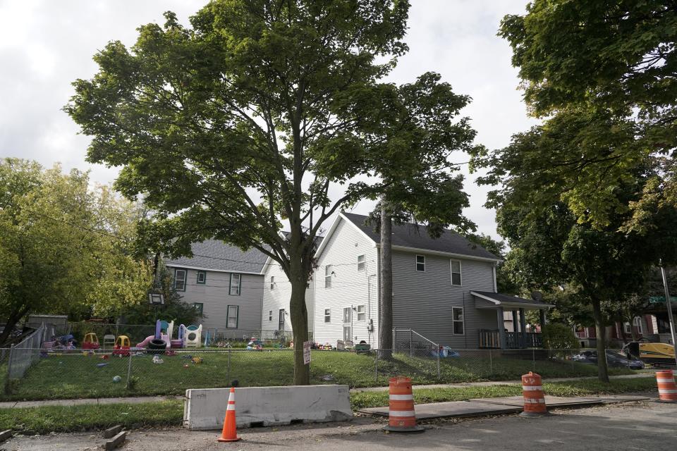 This Friday, Oct. 22, 2021 photo shows a neighborhood in Milwaukee that is one of many places in the country where a new method used by the U.S. Census Bureau to protect confidentiality in the 2020 census has made people and occupied homes vanish — at least on paper — when they actually exist in the real world. (AP Photo/Morry Gash)