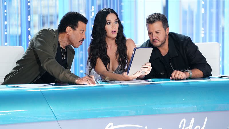 Lionel Richie, Katy Perry and Luke Bryan on “American Idol.” 