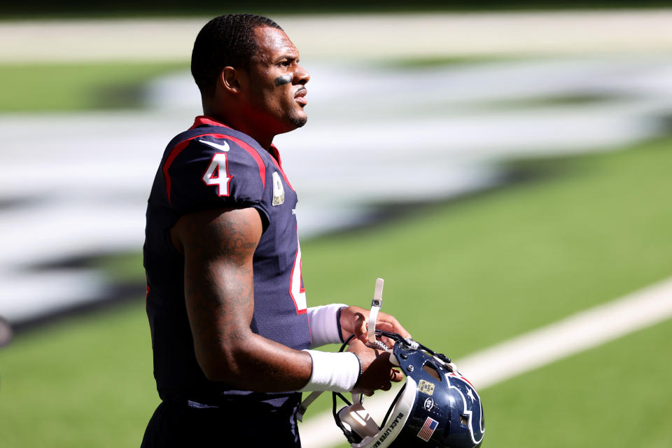 Deshaun Watson is (for the moment) the franchise quarterback of the Houston Texans. How much power should that give him? (Photo by Carmen Mandato/Getty Images)