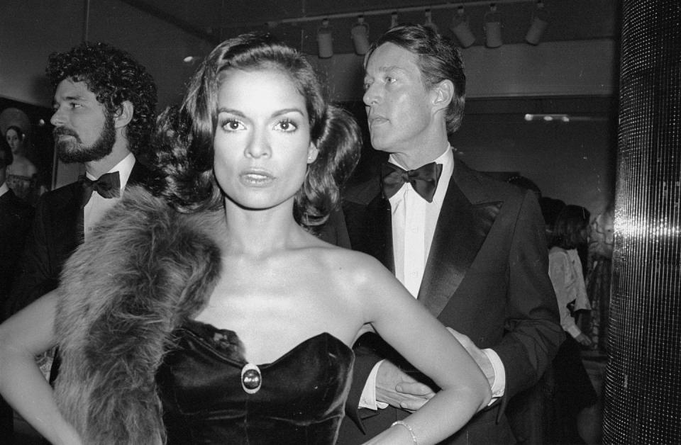 jagger and halston at the met