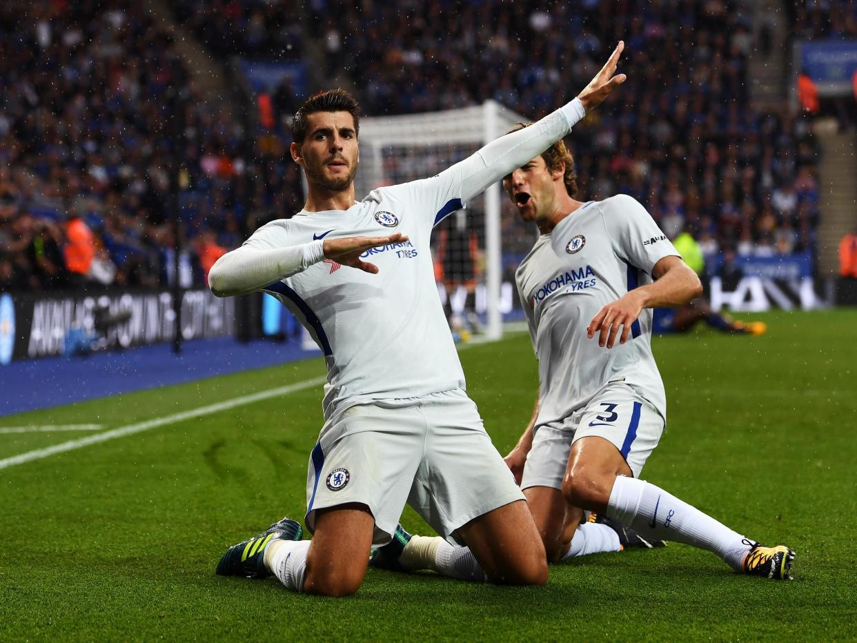 Alvaro Morata has made a strong start to life in the Premier League but needs work: Getty
