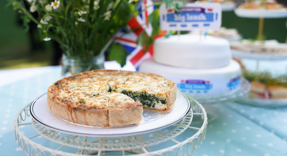 King Charles's coronation quiche recipe