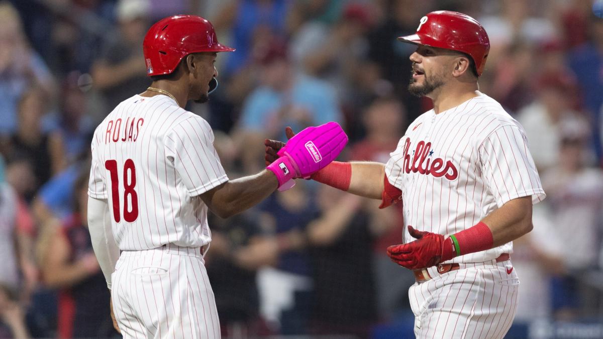 Phillies vs. Padres: Bryce Harper, Kyle Schwarber homer as Phils