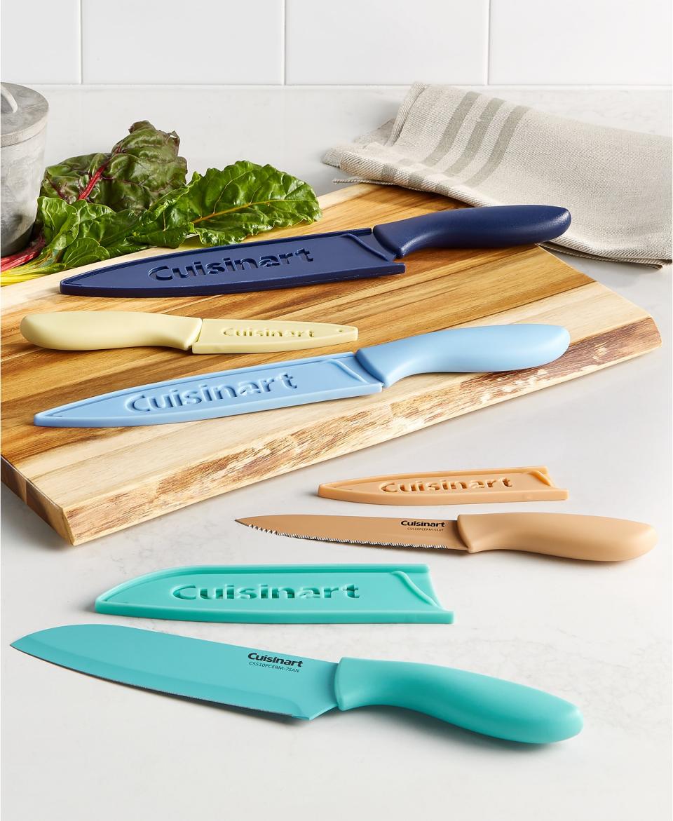 Cuisinart Advantage 10-Pc. Ceramic Cutlery Set (Photo: Macy's) 