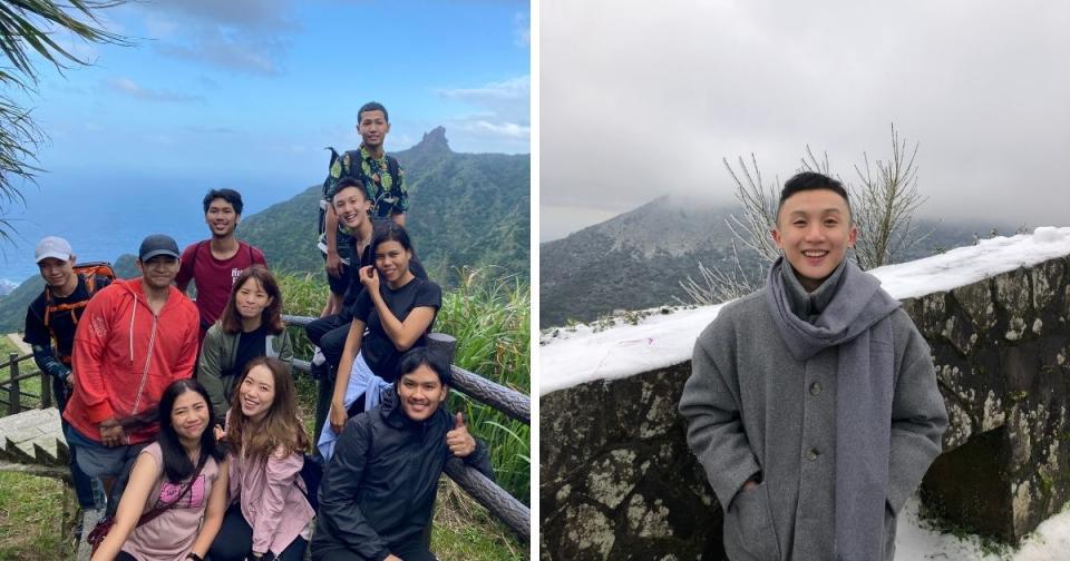 Saran is an avid traveler and especially loves the mountains in Taiwan. (Photos courtesy of Saran)