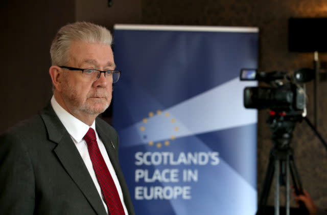 Mr Russell has already called for details of any Brexit deal to be shared with the Scottish Government (Jane Barlow/PA)